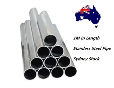 EXhaust Stainless Steel Pipe 3"  Size 76mm Metal Tube 1M In Length Sydney - image 1 of 4