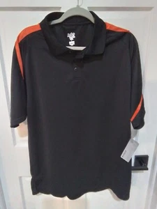 MEN'S EASTBAY SHORT SLEEVE BLACK POLO SHIRT. SIZE LARGE. NEW! - Picture 1 of 3