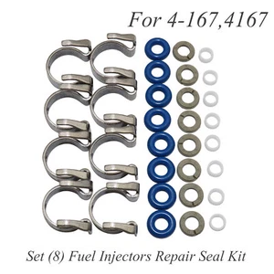 For 0261500105 Range Rover Jaguar 5.0L Pair Fuel Injectors Repair Seal Kit USA - Picture 1 of 9
