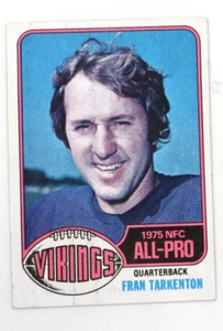 1976 Topps Fran Tarkenton 1975 NFC All-Pro Minnesota Vikings # 500 - Imagen 1 de 2