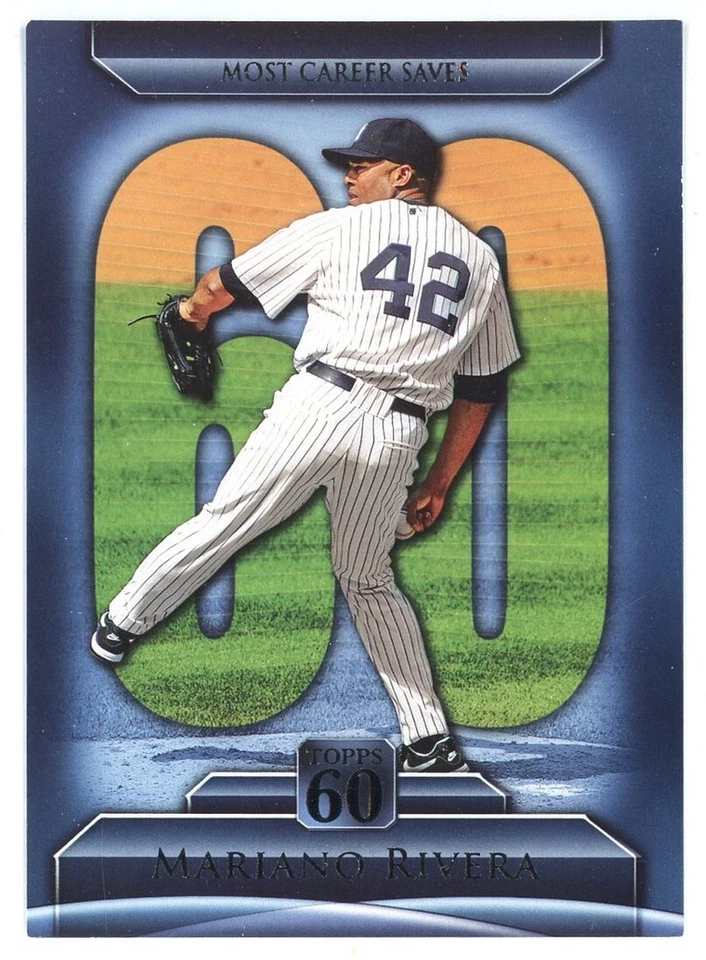 2011 TOPPS 60 #T60 55 MARIANO RIVERA YANKEES NM+ FRONT & BACK PICS - Image 1 of 2