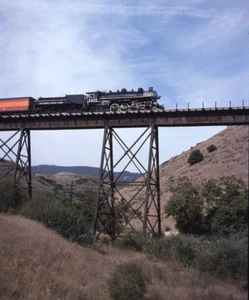 Southern Pacific SP 2472 4-6-2 Earth Train Railroad Color Negative 9760 - Picture 1 of 1