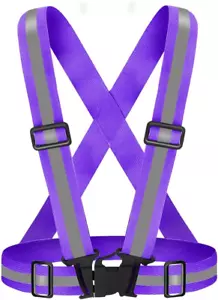 High Visibility Reflective Vest – Adjustable Safety Gear for Running, Cycling - Picture 1 of 12