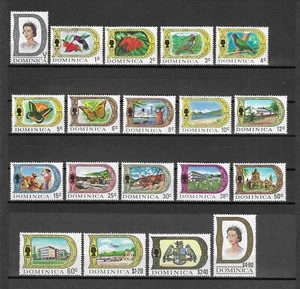 DOMINICA 1969/72 SG 272/290 MINT - Picture 1 of 2