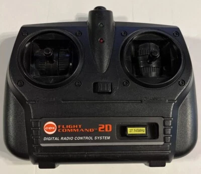 Tested Cox Digital 2D REMOTE Radio CONTROL 27mhz Flight Command Radio Only - Image 1 of 3