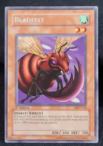 YuGiOh Bladefly Metal Raiders 1st Edition MRD-118 Rare LP - Picture 1 of 8