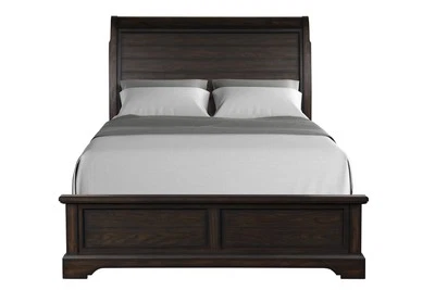 Queen Sleigh Bed: Elegant & Comfortable Sleep - Image 1 of 4