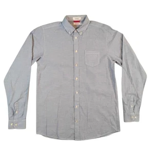 Izod Shirt Boys XL 18/20 Blue Button Down Oxford Cotton Long Sleeve Pocket - Picture 1 of 10