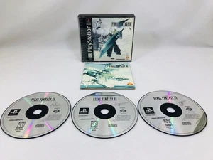 Final Fantasy VII 7 PS1 Black Label GREATEST HITS DISC Tested PLS READ *Misprint - Picture 1 of 20