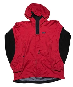 Patagonia Stretch Triolet Jacket Mens XL Red 2000 Hood Rain Parka Vintage 83505 - Imagen 1 de 11
