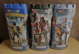 3 NEW SEALED Lego Knights Kingdom 8791 8794 8795 Sir Danju Santis  Lord Vladek