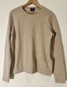 Polo Ralph Lauren Herren Medium Beige Pullover Merinowolle Kaschmirmischung Rundhalsausschnitt - Bild 1 von 13