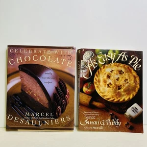 SET BESTEHEND AUS 2 Kochbüchern HC DJ Backen Gebäck Kochen Schokolade Torten Desserts gut - Bild 1 von 17