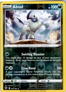Absol Holo Rare SWSH10: Astral Radiance 097/189 LP-NM - Picture 1 of 2