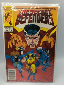 THE SECRET DEFENDERS #1 Marvel Comics 1993 roter Folieneinband eingetütet und mit Kartonunterlage - Bild 1 von 12