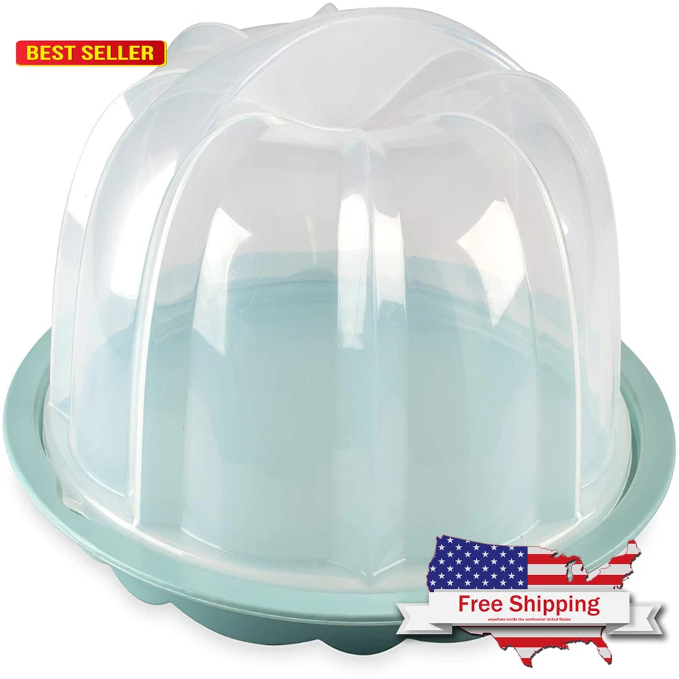 Guardián de pasteles Bundt translúcido Nordic Ware Foto 1 de 4