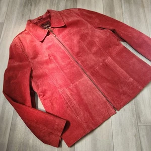 Reed Lederjacke Damen XL rot 100% Leder Western Bikercore Southwestern - Bild 1 von 12