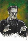 Frankenstein Monster ....original acrylic paint illustration