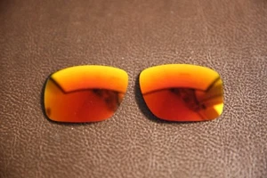PolarLens POLARIZED Fire Red Iridium Replacement Lenses for-Oakley Holbrook - Picture 1 of 3
