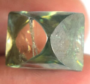 Loose CVD Raw Diamond 16.60 Ct H-I Fancy Green 14 x 10 mm VVS1 Clarity Certified - Picture 1 of 7
