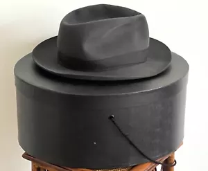 Worth & Worth Fedora Winton Hut Barneys New York Hutschachtel Größe 7 1/4 - Bild 1 von 15
