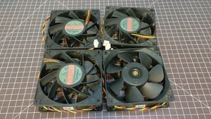 *LOT OF 4* Suntronix SJ200EPIC 120*120*25 12cm 12V 2.0A Axial Crypto Miner Fan - Picture 1 of 3
