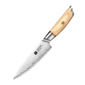 Xinzou B37S Composite Stainless Steel Utility knife with Pakka Wood Handle - Picture 1 of 9