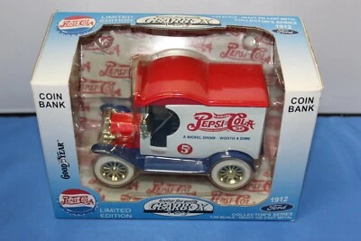 GearBox Pepsi-Cola 1912 Ford Delivery Car Coin Bank Diecast 1:24 Scale NEW ~ R2 - Image 1 of 4