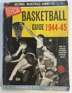 Raro 1944-45 Guía Oficial de Baloncesto por A.S. Barnes---Dick McGuire - Imagen 1 de 13