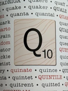 Scrabble Letter Q Vintage 2005 Hasbro Coffee Mug - Picture 1 of 8