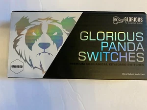 Interruptor Glorious Panda (SIN LUBRICAR) - Interruptor de 3 pines montado en placa para mecánico nuevo en caja - Imagen 1 de 4