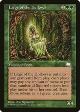 Liege of the Hollows Weatherlight NM Green Rare MAGIC GATHERING CARD ABUGames