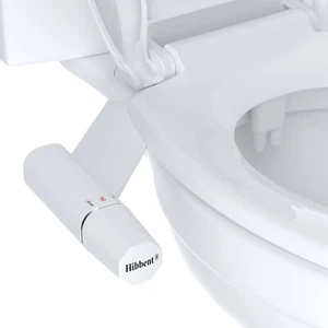 Ultra-Slim Bidet Toilet Seat Attachment Non-electric with Dual Nozzle Cold Wash - Picture 1 of 7