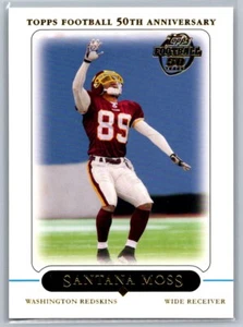 Topps Santana Moss Washington Redskins 2005 #267 - Imagen 1 de 2