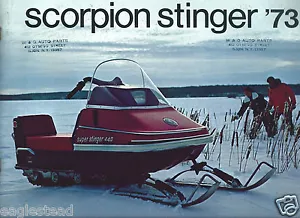 Snowmobile Brochure - Scorpion Stinger - Product Line Overview - 1973 (SN08) - Bild 1 von 1