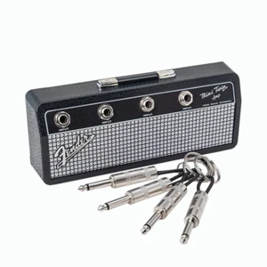 Key Holder Blues Music Storage Jack Rack Guitar Wall Keychain Vintage Amplifier - Picture 1 of 9