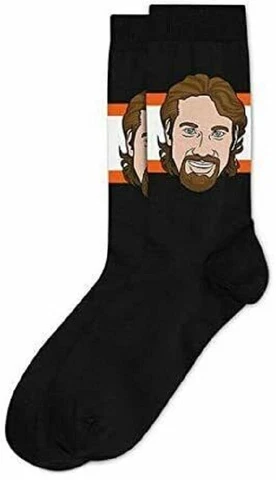 NHL Peter Forsberg Philadelphia Flyers Sockey Socks Adult Size 7-12 New Cover