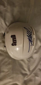 Mark Messier Autographed mini helmet signed White Edmonton Oilers GA GV651448 - Picture 1 of 6