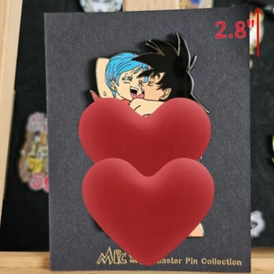Nur 2! Anime Sammlung Son Goku Bulma Metall Emaille Pin Anstecker selten - Bild 1 von 1
