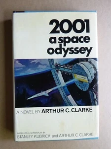 2001 A SPACE ODYSSEY Arthur C. Clarke 1st printing hardcover 1968 - Foto 1 di 12