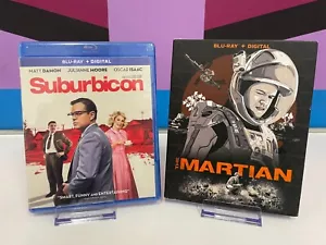 Matt Damon Blu-ray Double Feature The Martian & Suburbicon NEW SEALED w/digital - Picture 1 of 2