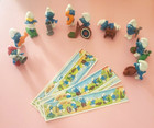 🟢 SORPRESINE KINDER SERIE COMPLETA 10 PUFFI SPORTIVI + 10 cartine  FERRERO