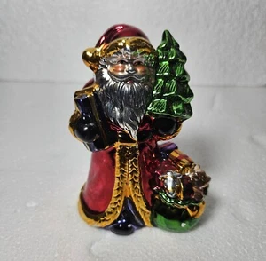 Dillard's Santa Figurine LTD Collectible Christmas Fantasy Wonderland 5" Ceramic - Picture 1 of 7