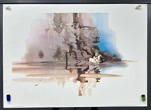 Michael Atkinson, Canyon Rider, Native American Watercolor Fine Art Lithograph - Picture 1 of 1