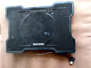 COOLER MASTER~NotePal X-Slim~Laptop COOLING PAD~apx. 6" Fan & 15 x 10 1/2~USB - Picture 1 of 4
