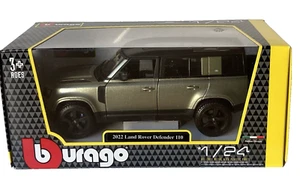 Bburago 1/24 New Defender 110 4x4 (2022) Land Rover light green model car #21101 - Picture 1 of 5