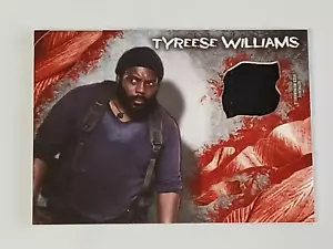 CHAD L COLEMAN Tyreese Williams Relic Card Walking Dead Survival Box 2016 Topps - Foto 1 di 4
