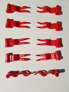 Lego 10 x 4495 Básico Bandera 4 x 1 Rojo 449521 (#BC04) Bandera Castillo City - Imagen 1 de 3