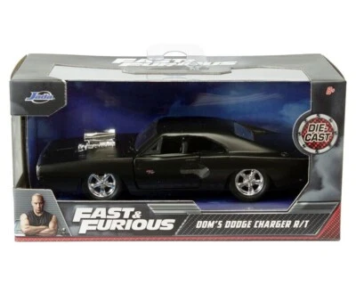 JADA TOYS Jada 1/32 - Fast & Furious - Dom's 1970 Dodge Charger R/T Matt Black - 97214
