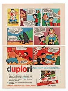 PUBBLICITÀ ADVERTISING WERBUNG ITALIAN CLIPPING 1965 FERRERO ALBA DUPLORI - Imagen 1 de 1